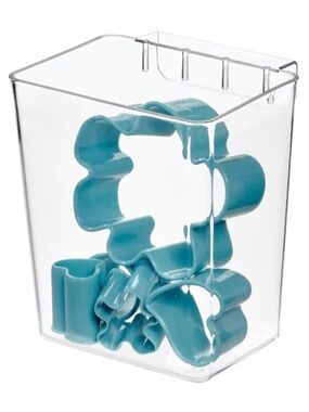 (2 available) iDesign 5-in x 4.96-in Over Cabinet Clear Plastic Drawer Organizer